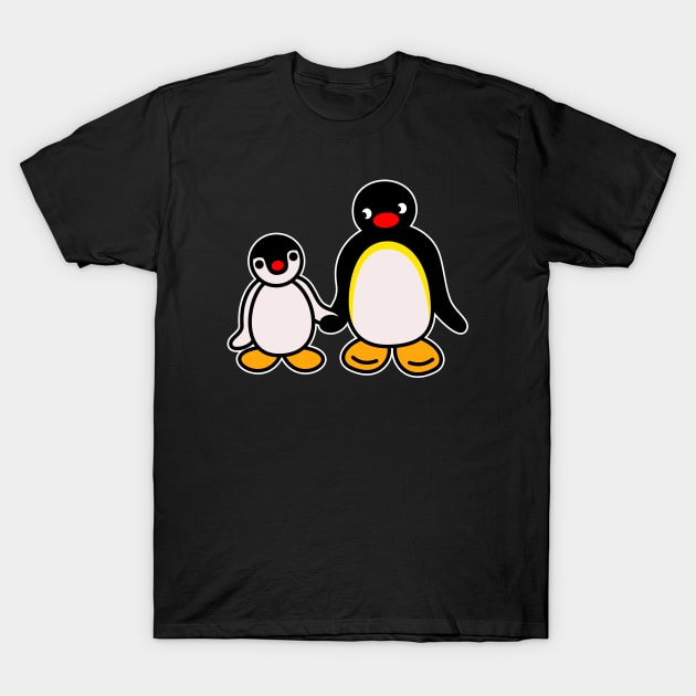 PINGU and PINGA T-Shirt by GiGiGabutto